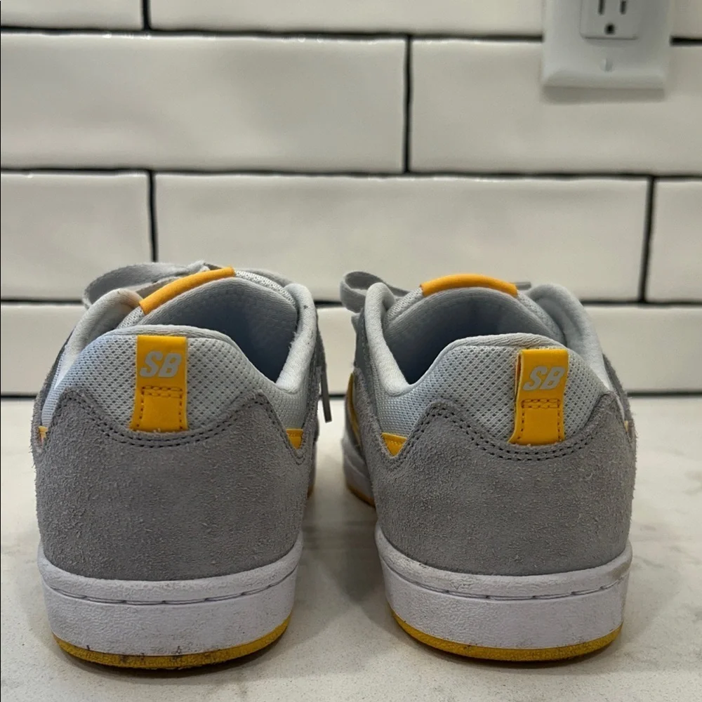 Nike Alleyoop SB 'Particle Grey‎ University Gold' Sneakers Skate Shoes 7.5